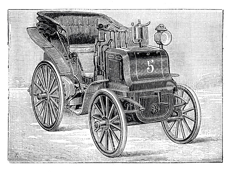 古董古董四轮车Levasseur 1896